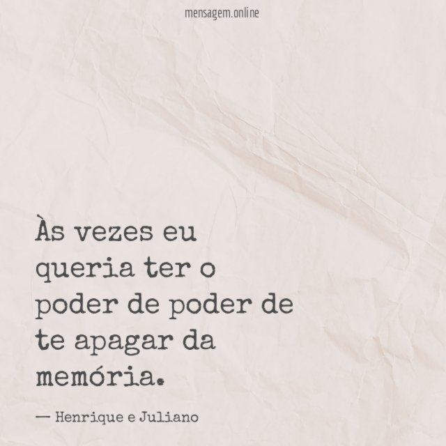 Às vezes eu queria ter o poder