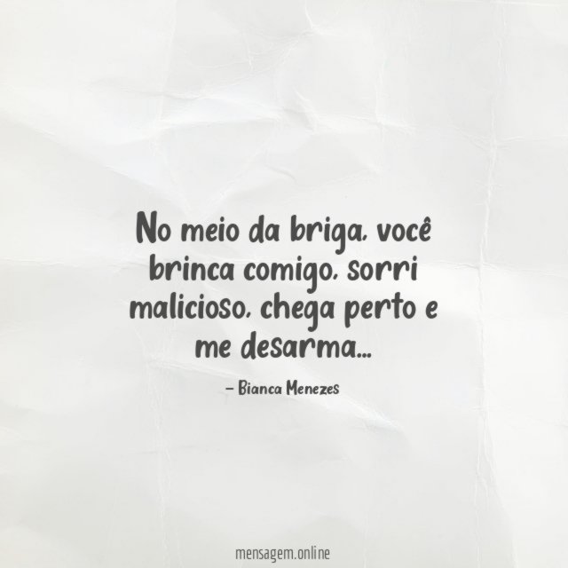 No meio da briga
