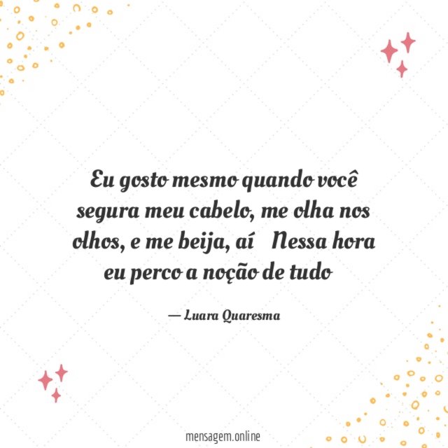 Eu gosto mesmo quando você