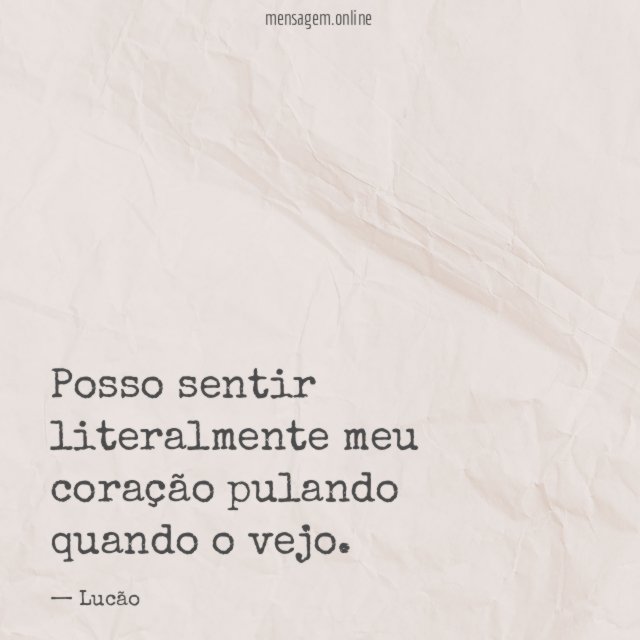 Posso sentir literalmente