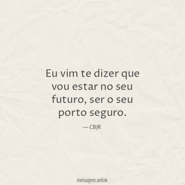 Eu vim te dizer que vou estar
