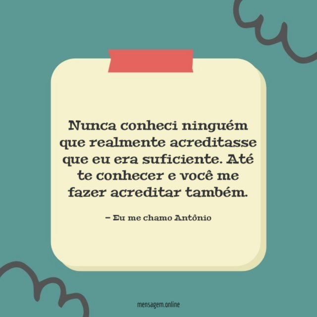 Nunca conheci ninguém que
