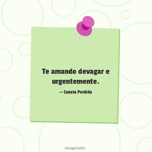 Te amando devagar