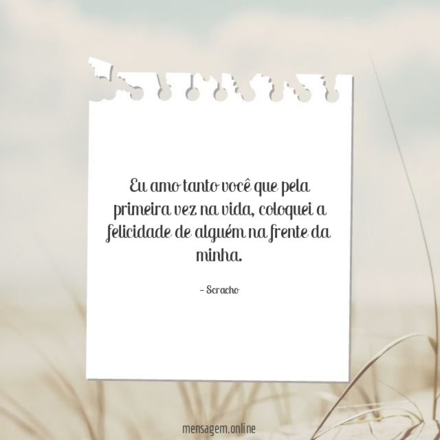 Eu amo tanto você que