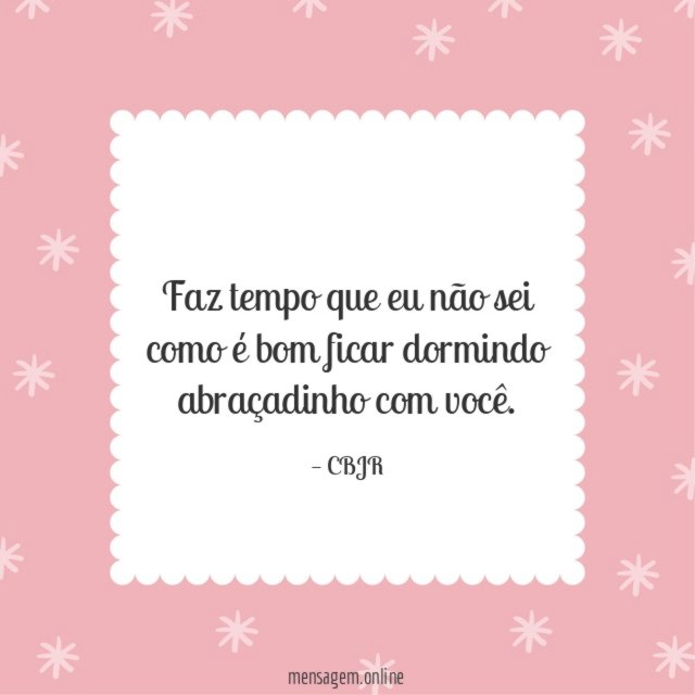 Faz tempo que eu não sei