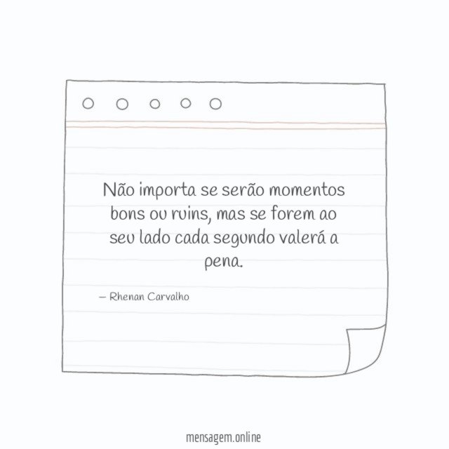 Não importa se serão