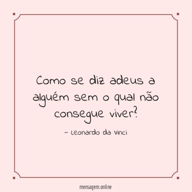 Como se diz adeus