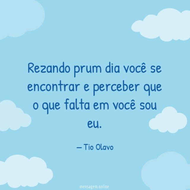 O que falta em você