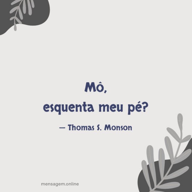 Esquenta meu pé