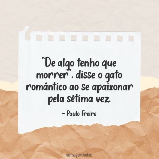 De algo tenho