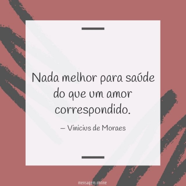Nada melhor para saúde