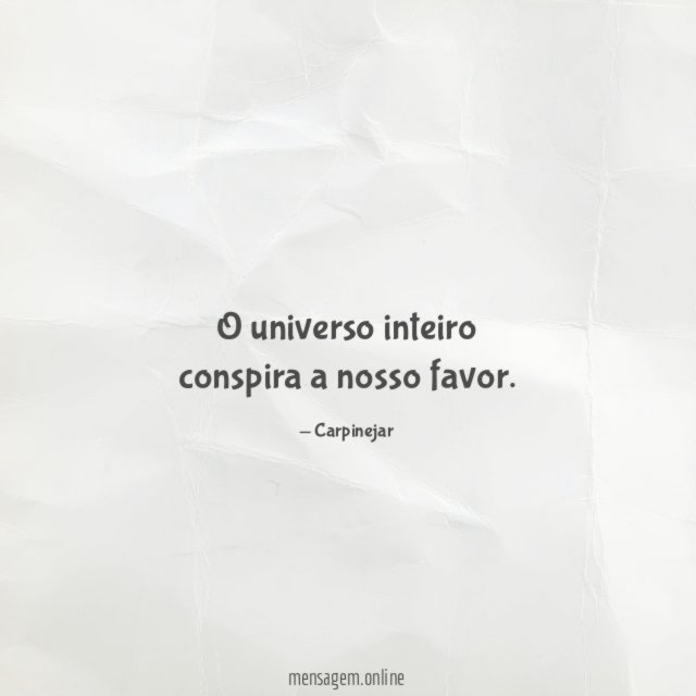 O universo inteiro