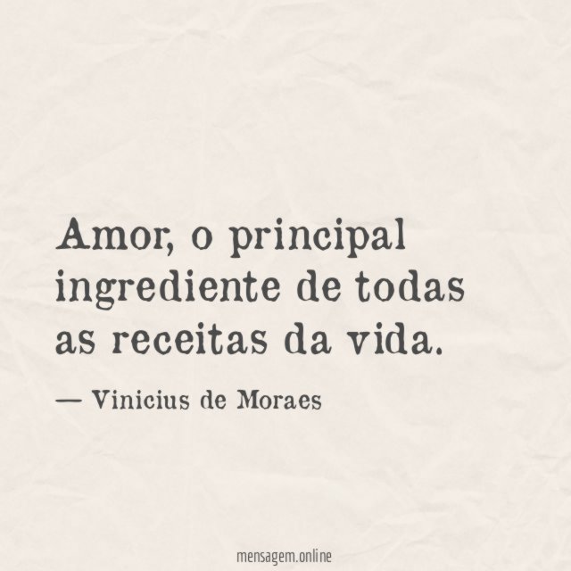 O principal ingrediente