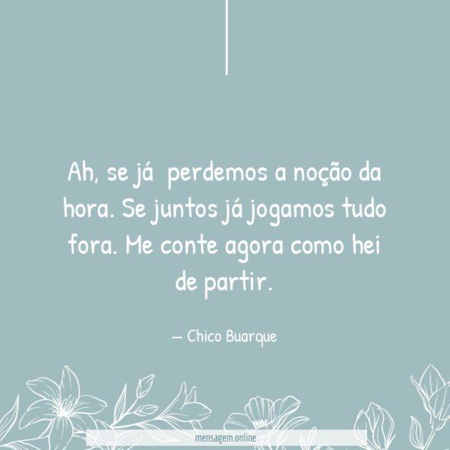 Noção da hora