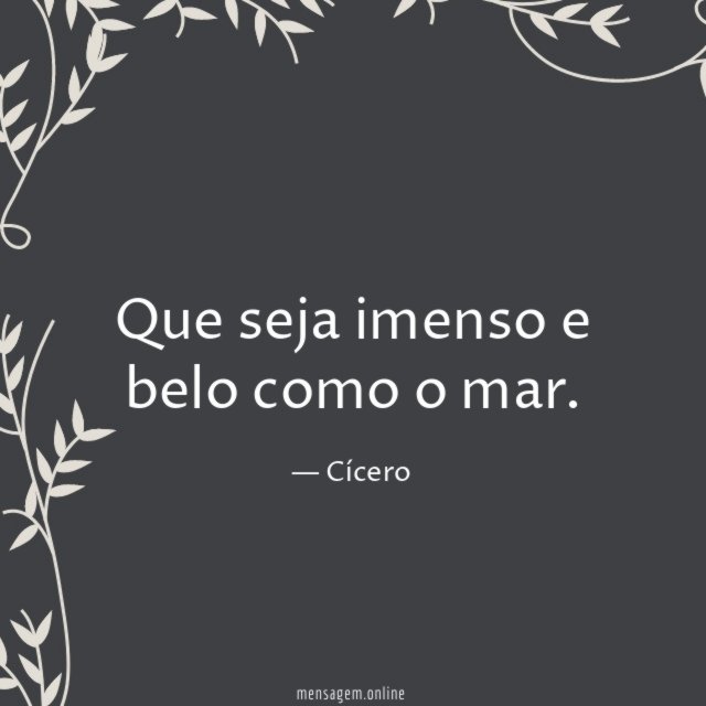 Como o mar