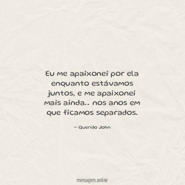 Eu me apaixonei por ela