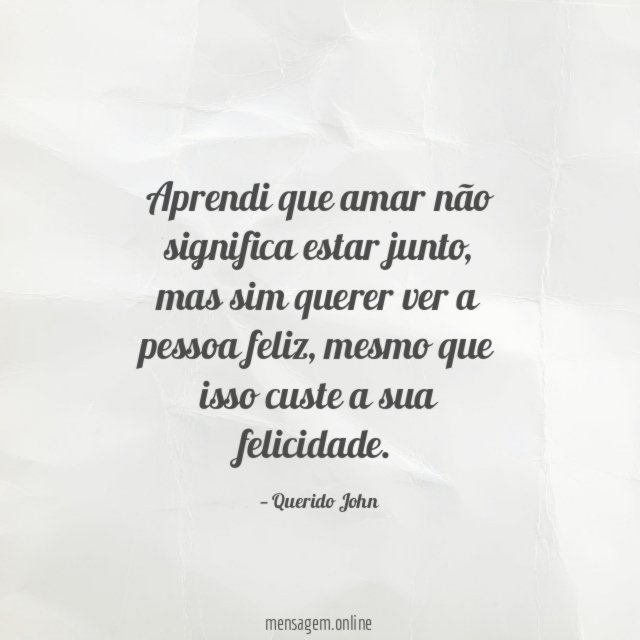 Aprendi que amar