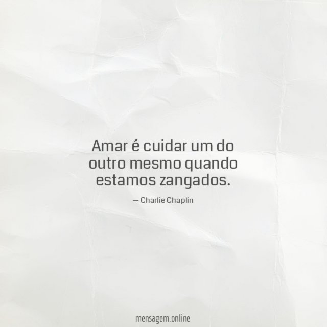 Amar é cuidar