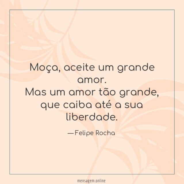 Aceite um grande amor