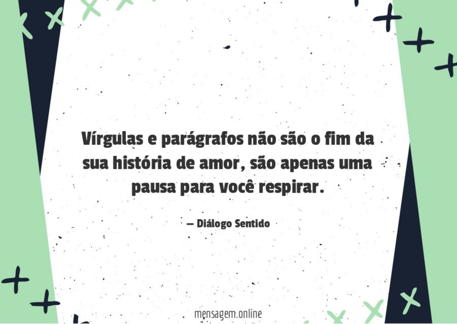 Vírgulas e parágrafos
