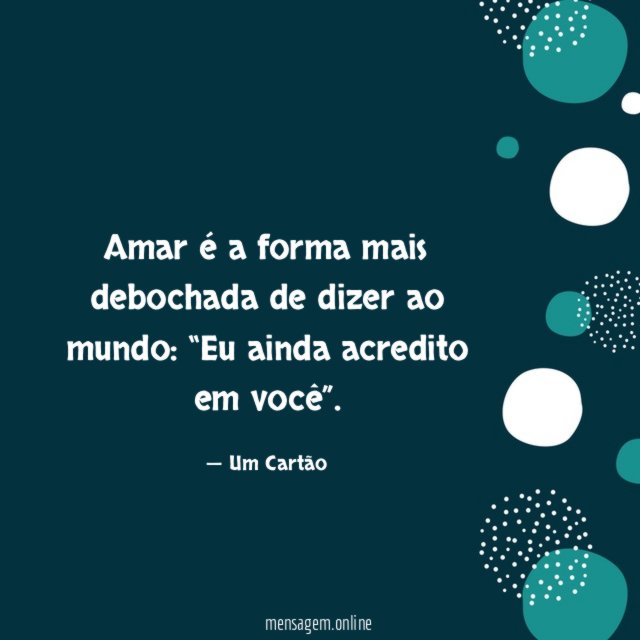 A forma mais debochada