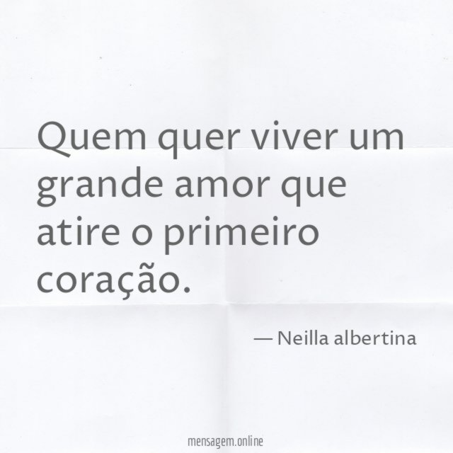 Atire o primeiro coração