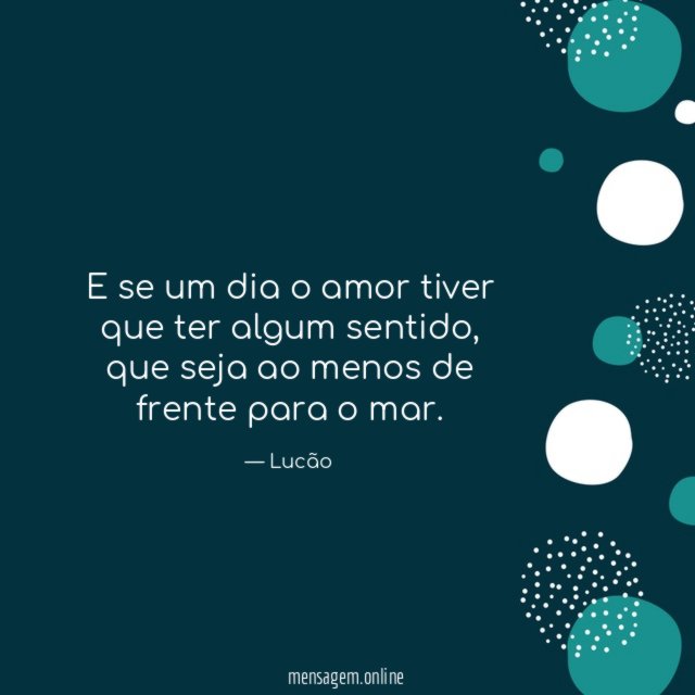De frente para o mar