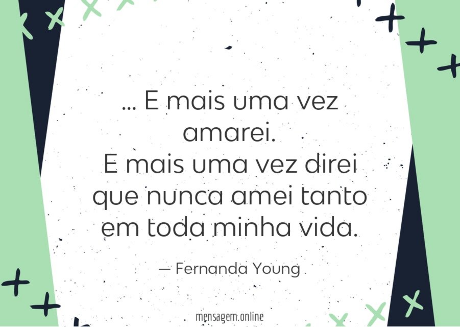 E mais uma vez amarei