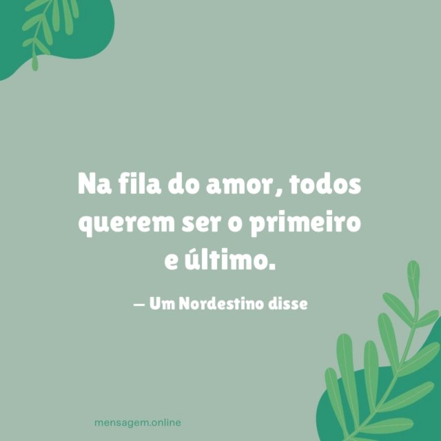 Na fila do amor