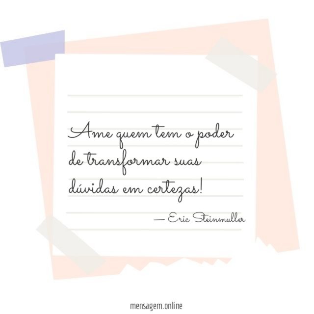 Ame quem tem o poder