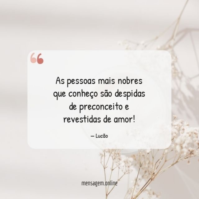 As pessoas mais nobres