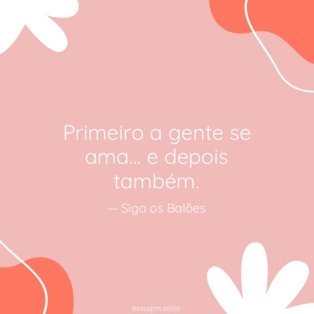 Primeiro a gente se ama