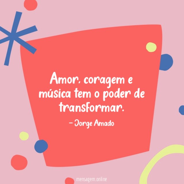 Tem o poder de transformar