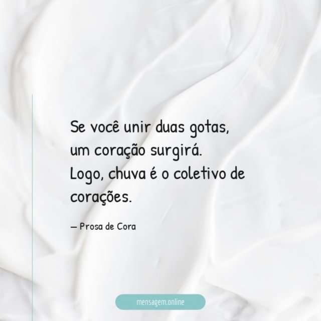 Se você unir duas gotas