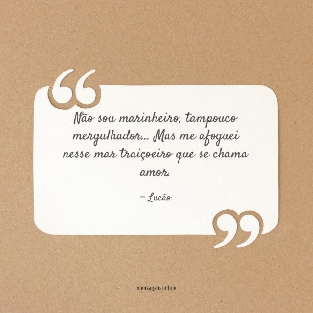 Não sou marinheiro