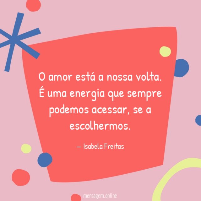 O amor está a nossa volta