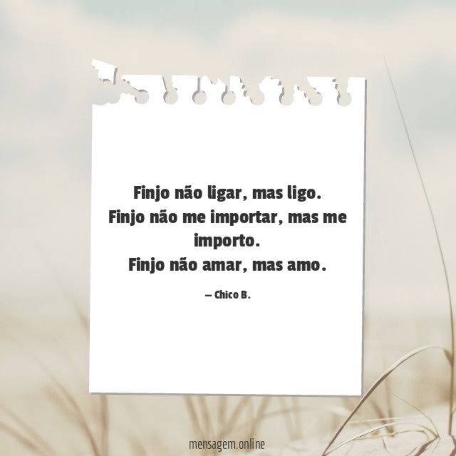 Finjo não ligar