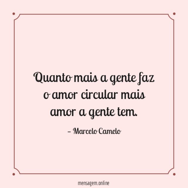 O amor circular