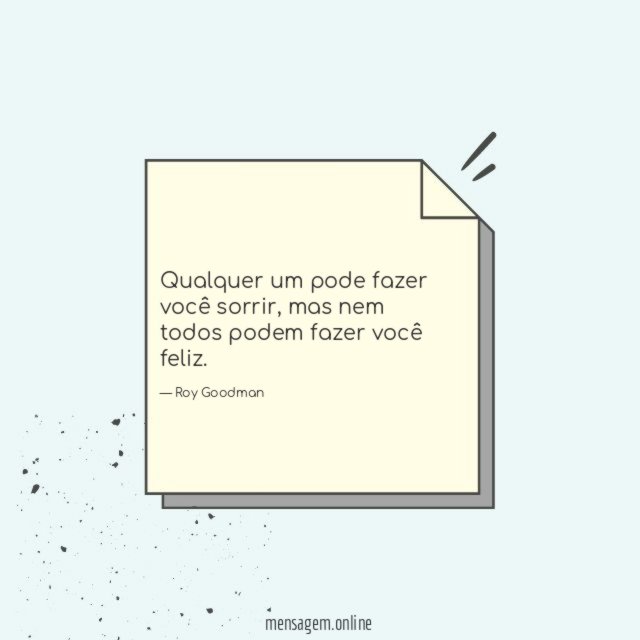 Qualquer um pode fazer