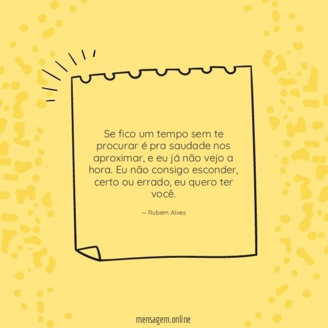 Se fico um tempo sem