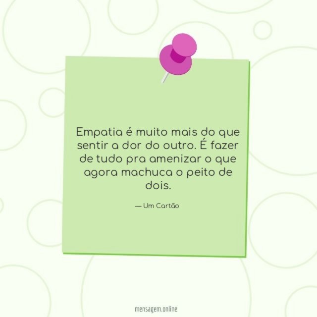 É fazer de tudo pra amenizar