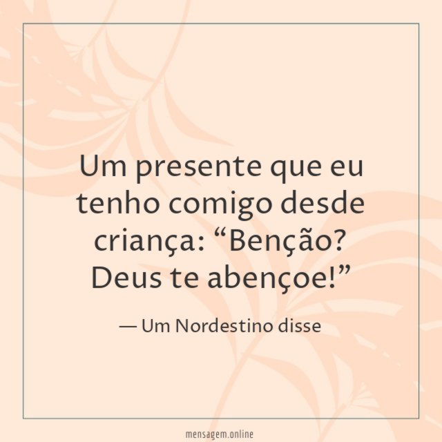 Um presente que eu tenho comigo