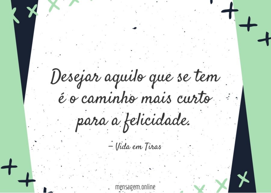 O caminho mais curto para a felicidade