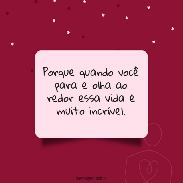 Olha ao redor