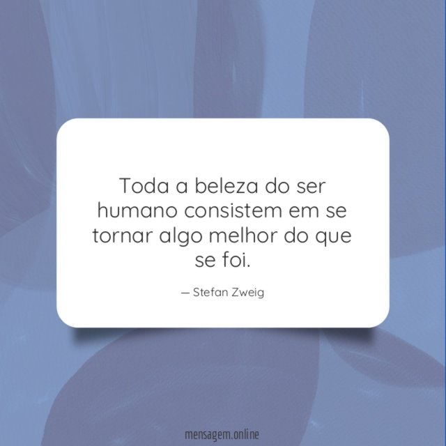 Toda a beleza do ser humano