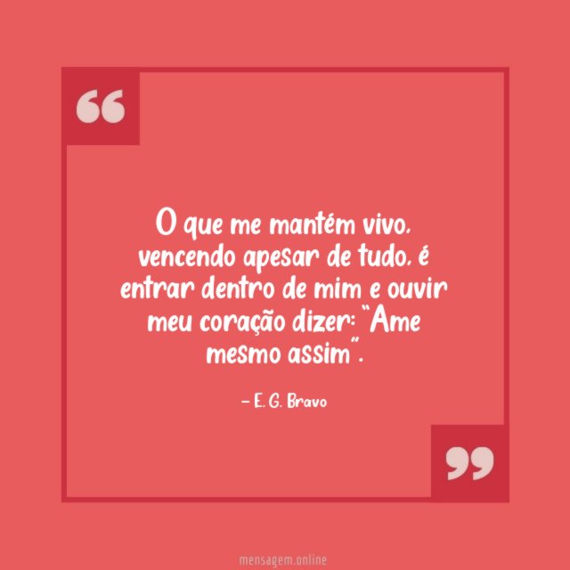 O que me mantém vivo