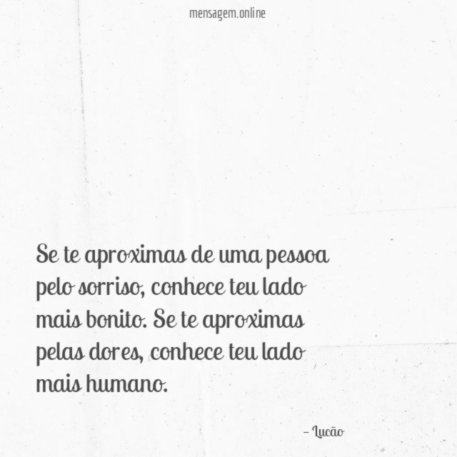 Conhece teu lado mais bonito