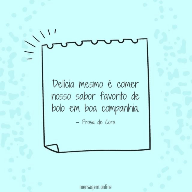 Nosso sabor favorito de bolo