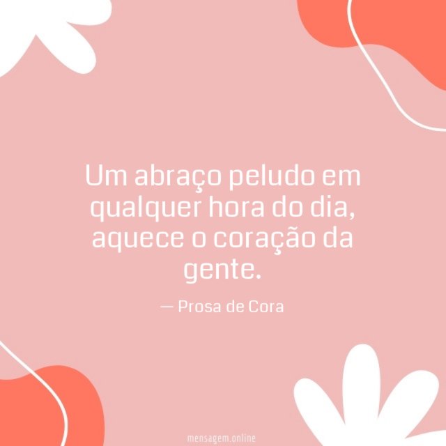 Um abraço peludo
