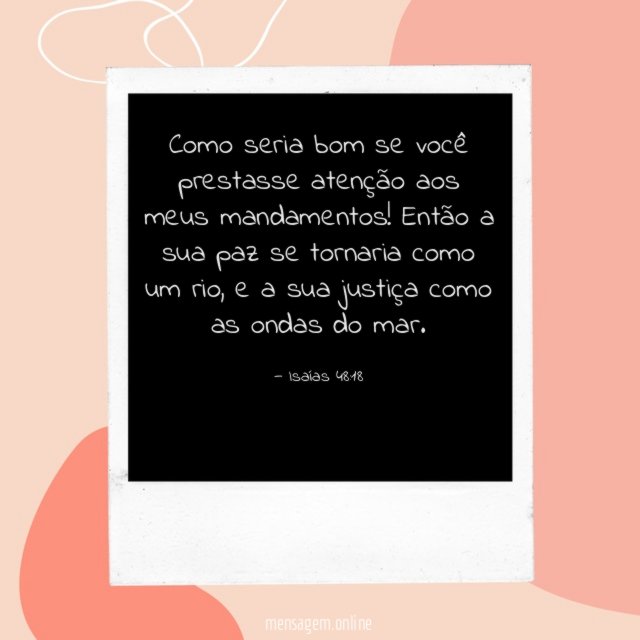 Sua justiça como as ondas do mar